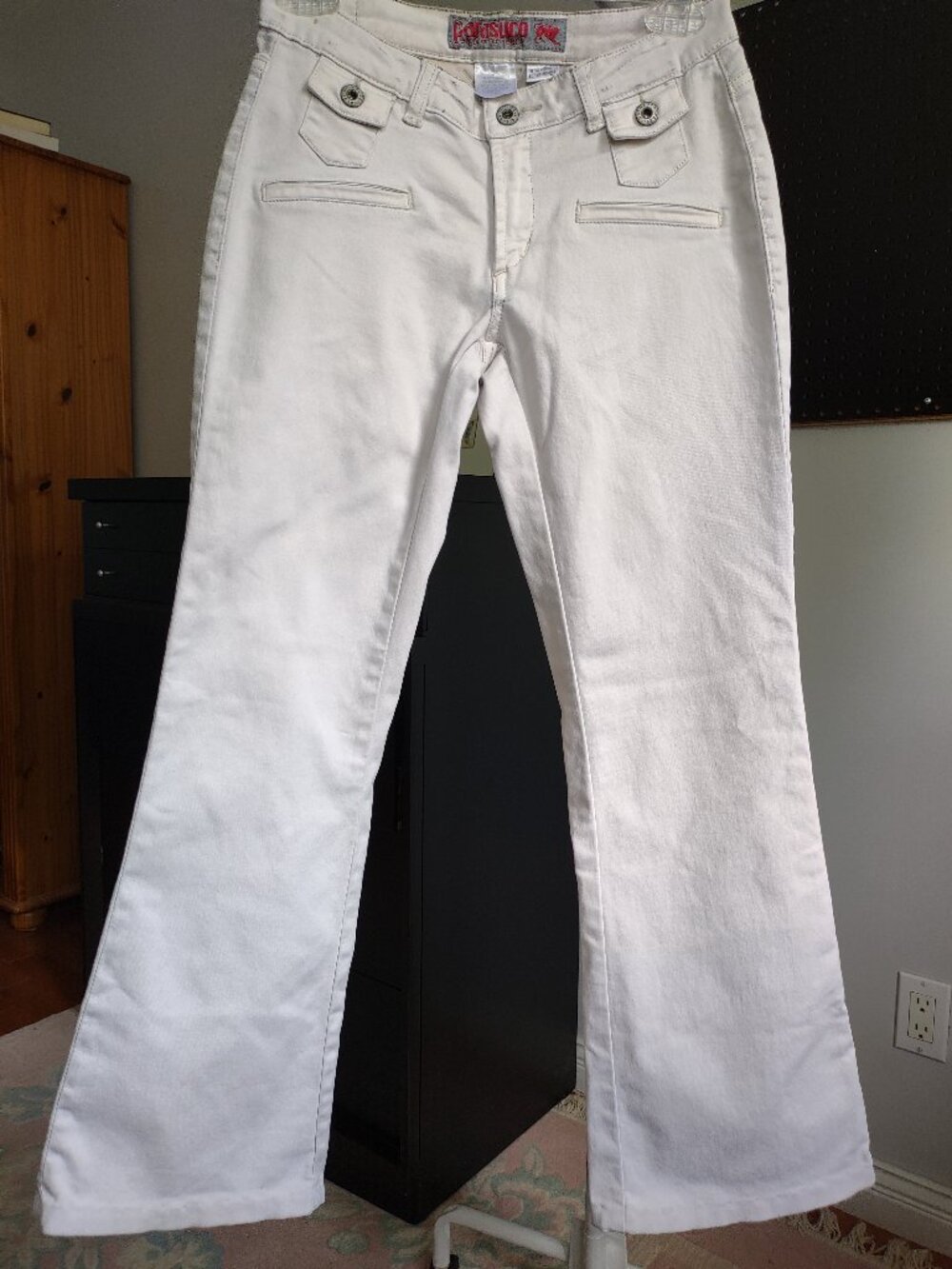 Paracuso white women's jeans size 28 stretchy